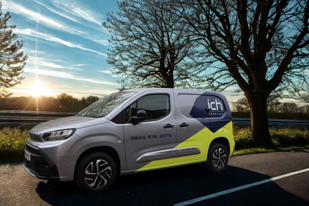ICH Services van providing nationwide facilities management services & M&E solutions across UK