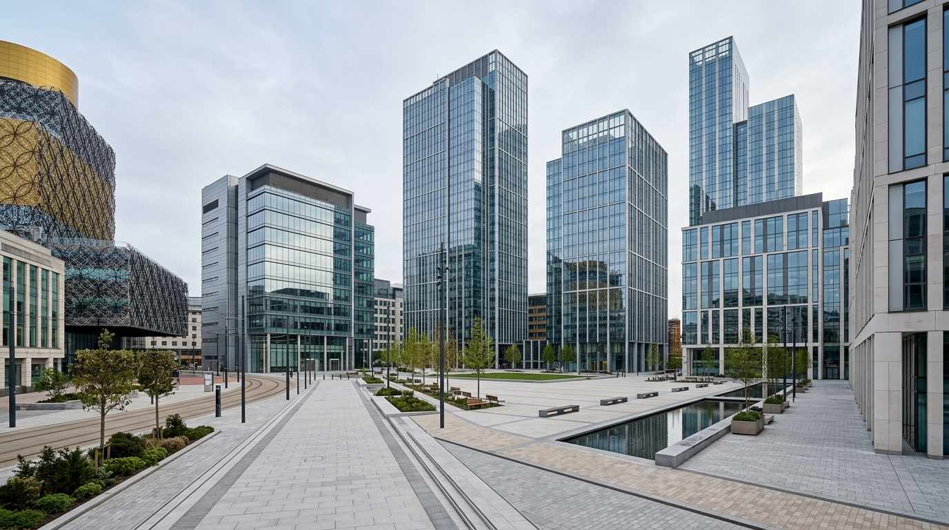 Photo of Birmingham city centre around Paradise and Centenary Square - ICH Facilities Management
