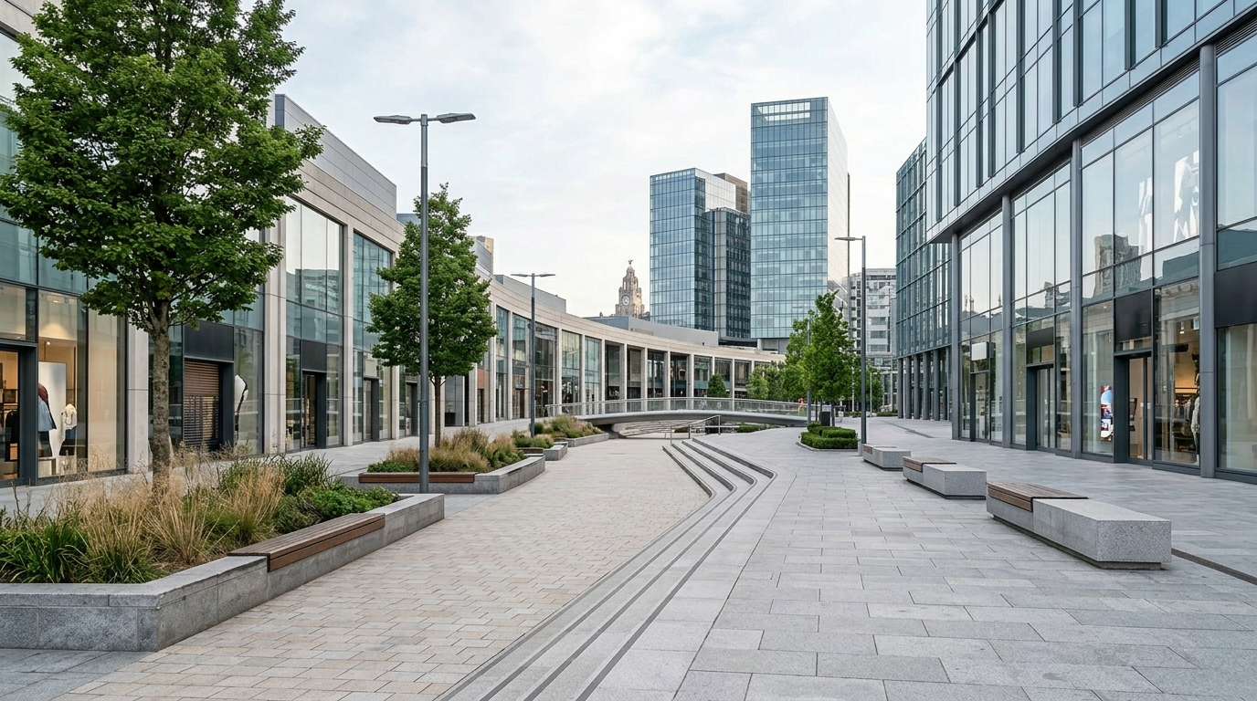 Photo of Liverpool city centre around Liverpool ONE - ICH Facilities Management