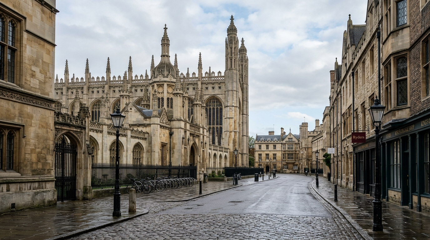Photo of Cambridge city centre around King’s Parade and King’s College - ICH Facilities Management
